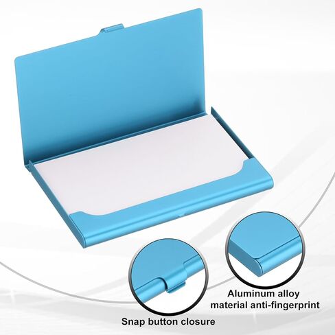 PATIKIL Business Card Holder, 10Pcs Aluminum Metal Card Case Professional Pocket Card Holder for Name Card Credit Card, Golden in Kuwait
