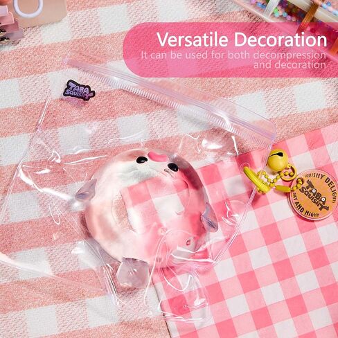 Cute Animals Taba Squishy Toys for Kids & Adults – Kawaii Stress Relief Fidget Sensory Toys, Soft Silicone Squeeze Gifts for Children, Teens, and Adults (Transparent Pufferfish) in Saudi Arabia
