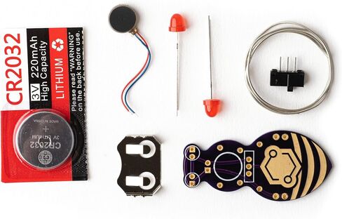 jitterbug لحام مجموعة | مشاريع إلكترونيات DIY للمبتدئين | STEM Practice Science Project | لوحات دائرة محرك الاهتزاز الإلكترونية مع البطارية in Kuwait