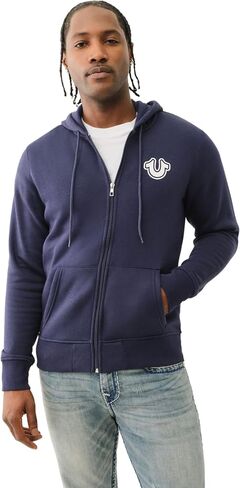 True Religion Men's Zip Up Hoodie in Saudi Arabia