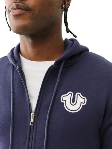 True Religion Men's Zip Up Hoodie in Saudi Arabia