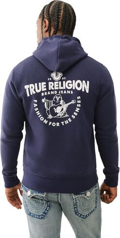 True Religion Men's Zip Up Hoodie in Saudi Arabia