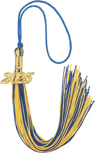 Graduation Tassels, 2025 Graduation Cap Tassel with Gold Charm for Graduation Regalia, Ceremonies Souvenir, Kindergarten, High School College Graduation Hat Decoration in Saudi Arabia