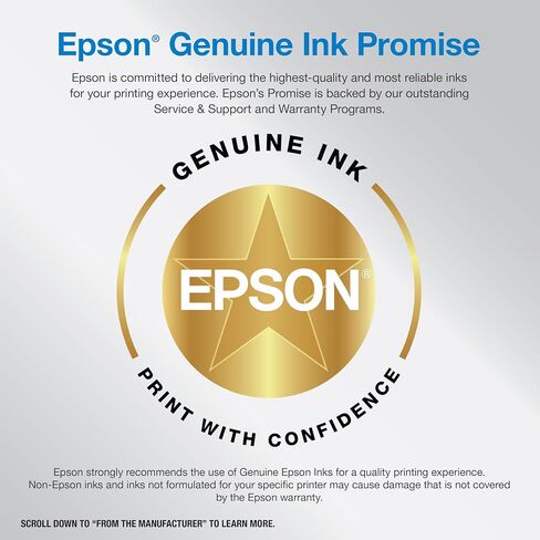 Epson Ecotank ET-2980 Wireless All-In-One Color Supertank Printer مع ما يصل إلى 3 سنوات من الحبر ، والدبابات القابلة لإعادة التعبئة ، مثالية للمنزل ، 15 جزء في المليون ، شاشة ملونة 1.44 بوصة ، طباعة تلقائية من الجوانب-أسود in Kuwait