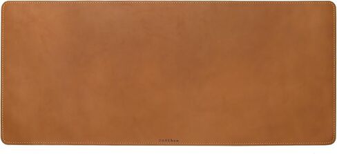 Genuine Leather Desk Mat - L (27.6x11.8 in) or XL (35.4x15.7 in) (Rose Pink, L (27.6x11.8 in)) in Kuwait