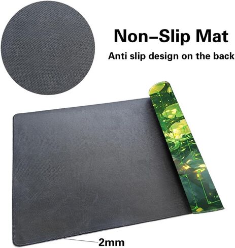 MTG Playmat Size 24x14in Free Storage Bags Non-Slip Backing, Ideal for Card Game Enthusiasts TCG Playmat and CCG OCG DTCG PTCG Play mats 10 (Archangel, No with Zone) in Kuwait