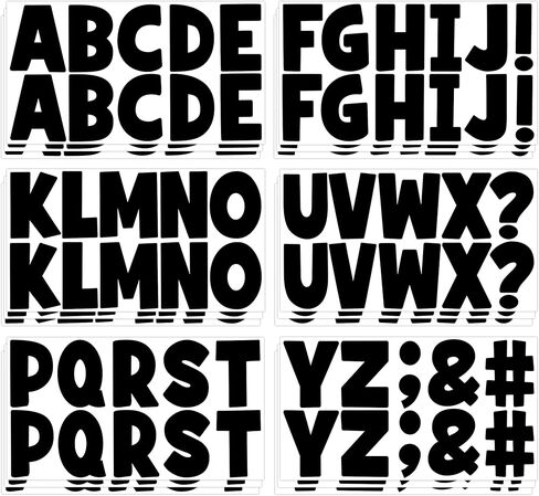 ملصقات رسائل رسائل Bulletin Board Letters 2.5inch ، 186 pcs alphabet alphabet abc sticker for classroom decore ، ملصقات رسائل ملصقات فينيل ذاتية للاصطدام الملصقات الملصقات الملصق للوحة الإبلاغ (Boho) in Kuwait