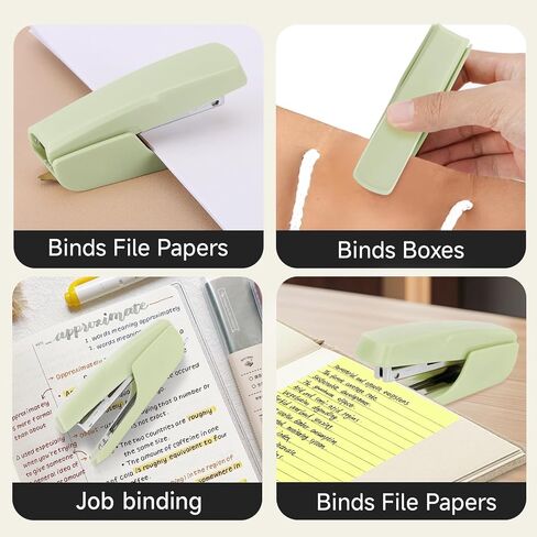 Portable Office Stapler, Easy to Carry (White) in Kuwait