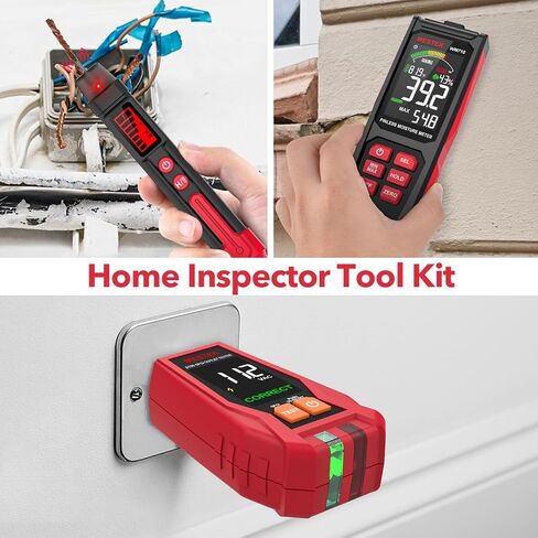 MESTEK Circuit Breaker Finder, Electrical Circuit Tracer Tool Kit with Integrated GFCI Outlet Tester, Works on AC 90-120V, Circuit Tester with Buzzer Alarm & Color LCD Display, Includes Carrying Case in Saudi Arabia