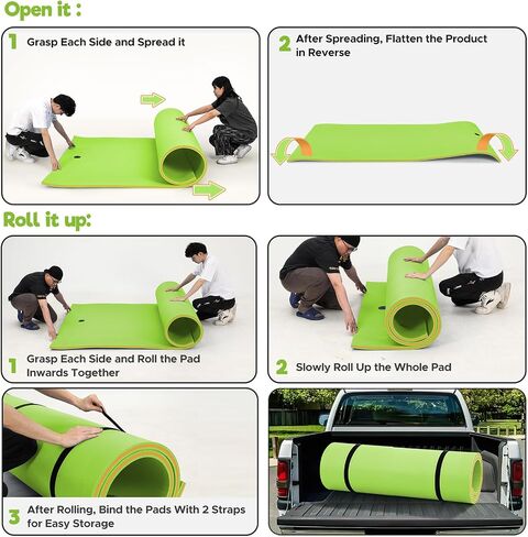 حصيرة زنبق عائمة ، 7 '/8'/9 '/13'/15.5 'حصيرة عائمة ، xpe مقاومة للدموع مقاومة للدموع. in Kuwait