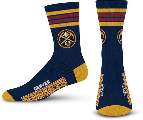For Bare Feet NBA GOLDEN STATE WARRIORS 4 Stripe Deuce Crew Sock Team Color YOUTH in Saudi Arabia