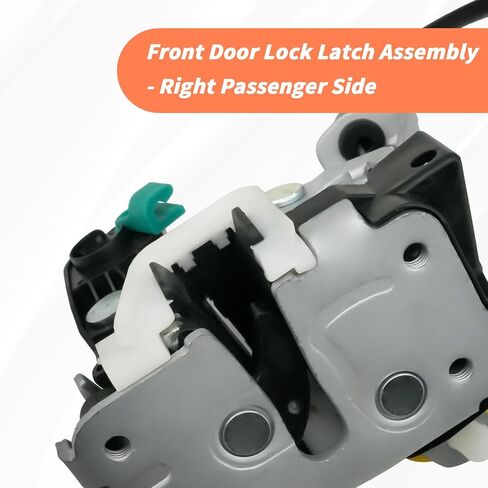 Side Door Latch with Cable Compatible with 1992-2014 Ford E150 E250 E350 Econoline Van | Replaces AC2Z-15264A26-B | Right Rear Door Upper Latch in Kuwait
