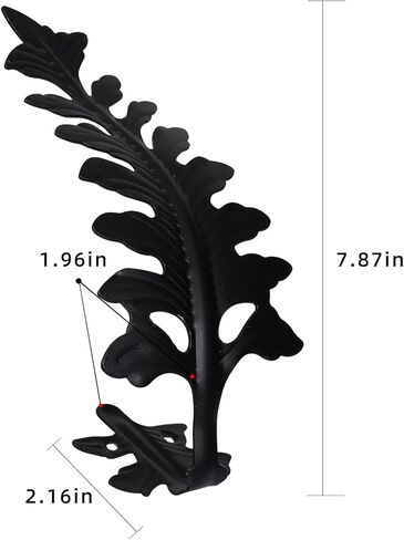 SUQ I OME 1 Pair New European Leaf Curtain Tiebacks Curtain Holdbacks Decorative Wall Hooks Hanger for Drapes Linen Holder Window Treatment Hardware, Bronze in Kuwait