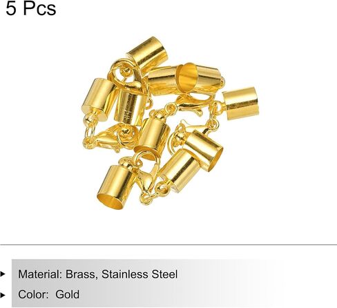 Meccanixity 5pcs Cord End Cap 5.5mm id id idster claust claasp clasp clas in Kuwait