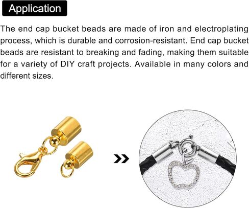 Meccanixity 5pcs Cord End Cap 5.5mm id id idster claust claasp clasp clas in Kuwait
