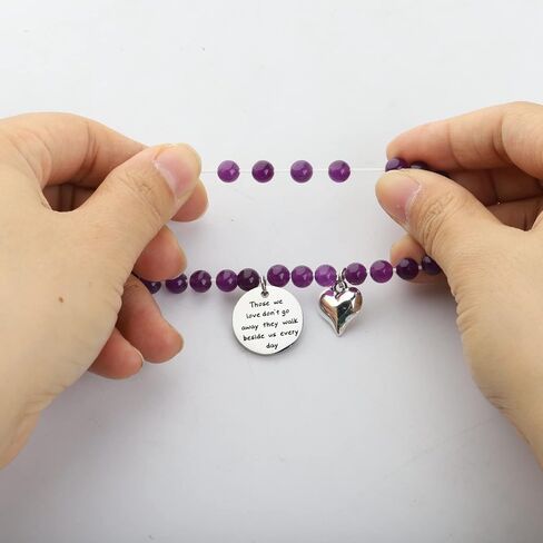 CENWA Sympathy Gift for Loss of Mom Remembrance Bracelet Sympathy Memorial Gifts for Loss of Mom Mother Father Pet in Saudi Arabia