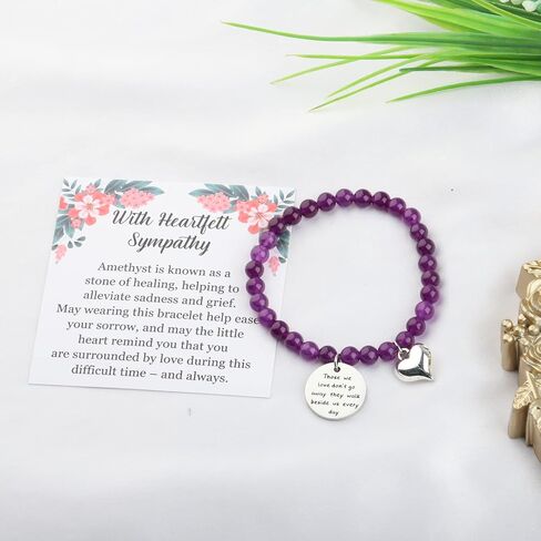 CENWA Sympathy Gift for Loss of Mom Remembrance Bracelet Sympathy Memorial Gifts for Loss of Mom Mother Father Pet in Saudi Arabia