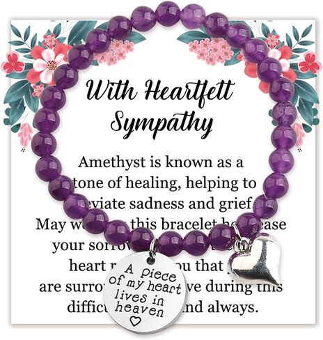 CENWA Sympathy Gift for Loss of Mom Remembrance Bracelet Sympathy Memorial Gifts for Loss of Mom Mother Father Pet in Saudi Arabia