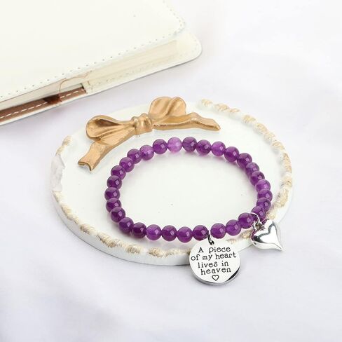 CENWA Sympathy Gift for Loss of Mom Remembrance Bracelet Sympathy Memorial Gifts for Loss of Mom Mother Father Pet in Saudi Arabia