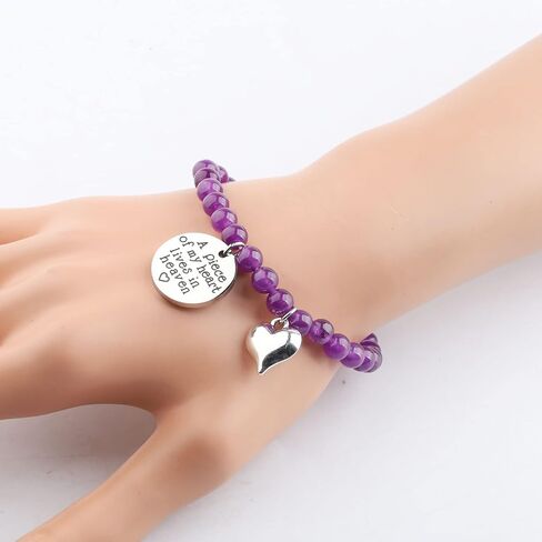 CENWA Sympathy Gift for Loss of Mom Remembrance Bracelet Sympathy Memorial Gifts for Loss of Mom Mother Father Pet in Saudi Arabia