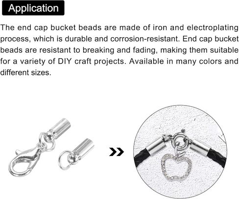 Meccanixity 5pcs Cord End Cap 5.5mm id id idster claust claasp clasp clas in Kuwait