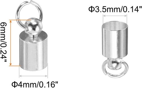 Meccanixity 5pcs Cord End Cap 5.5mm id id idster claust claasp clasp clas in Kuwait
