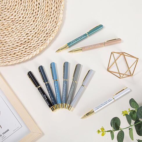 Kosiz 50 Pcs Teacher Appreciation Gifts Bulk Inspirational Thank You Teacher Pen for Men Women from Students Black Ink Retractable Ballpoint Gift for School(Rich Colors) in Kuwait