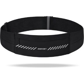 Running Belt Fanny Pack [Fits All Phones up to 7''], Slim Waist Running Pack for Women Men, Running Phone Holder, Running Accessories, Multi-Pocket Design [Adjustable] (Fits 24'' -50'' Waist Size)