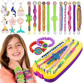 Labeol Friendship Bracelet Making Kit for Girls, Arts and Crafts for Girls Ages 8-12,Birthday or Party Present Arts and Crafts String Friendship Bracelet kit,DIY Bracelet Making Kit
