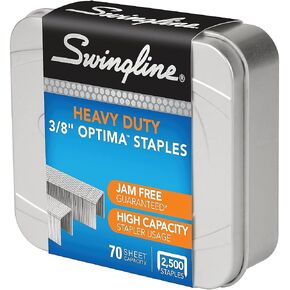 Swingline 35550 Optima High-Capacity Staples 3/8-Inch Leg 2 500/Box