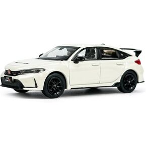 Paudi Model 1/64 Scale Diecast Model Cars 2023 Civic Type-R Fl5 for Complets Collection White