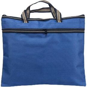 حقيبة مستندات حقيبة سحاب كبيرة مع مقبض مقبض مقاومة للماء حقيبة ملف A4 Zipper Bag Oxford Fabric Bag Bag Portable Contary ، File Tote for Business ، Files ، محمول منظم حقيبة حقيبة