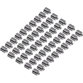 50 PCS CORL END CAP 9.5MM INNER DIAMETER BARREL END CAPS Black