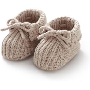 mimixiong Baby Booties Newborn Infant Hand Knitting Crochet Boy and Girl Cozy Shoes