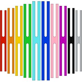 10PCS H Band Silicone Rubber Bands, 9 Inch H-Bands Silicone Rubber Bands Assorted Color, Elastic Rubberbands H-Band Silicone Bands 9 Inch | 9" Silicone Band