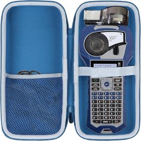 Storage Case Compatible with Brady M210 / M210 LAB / BMP21 Plus KIT1 Portable Label Printer (Blue Case)