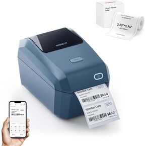 NIIMBOT K3 Label Printer with Tapes, 3 Inch Desktop Label Maker with High Speed, Bluetooth and USB Connection, Support Smartphone PC, Thermal Printer for Small Business and Home Office