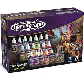 ألعاب Renegade: Heroscape: مجموعة الطلاء Age of Annihilation - 20 ألوانًا مصطبغة ، وزجاجات 18 مل ، ألعاب وأرقام مصغرة لوازم الفن
