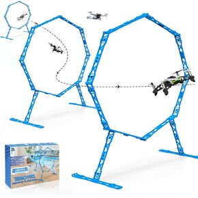 Dolanus 3 عبوات الأطواق للطائرات بدون طيار لسباق FPV-متينة وسهلة البناء-دورة مثالية لأرضية الطائرات بدون طيار للأطفال 6-12 والكبار ، RC FPV Racing & Model Alms
