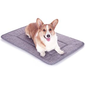QIAOQI الكلب سرير بيت الكلب crate حصيرة قابلة للغسل العظمية antislip أسرة الكثافة وسادة الرغوة الذاكرة الحشوة الحشوة | منصات الفراش المثالية للنوم للقطف الناقل