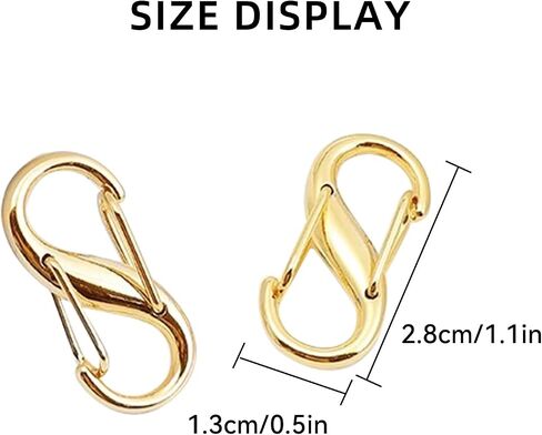 jiesinlov 2 Pcs Bag Chain Shoulder Strap Shortening Buckles,Shorten Strap for Handbag in Kuwait