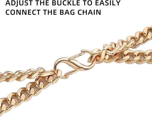 jiesinlov 2 Pcs Bag Chain Shoulder Strap Shortening Buckles,Shorten Strap for Handbag in Kuwait