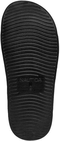 Nautica Men's Open Toe Slide Sandals - Comfortable Indoor & Outdoor Shower Slippers in Kuwait