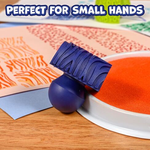 جاهز 2 Learn Paint & Dough Animal Rockers - مجموعة من 4 قوام - ملحقات PlayDough - لوازم فنية سهلة القوس - طوابع الطلاء للأطفال - أدوات الطين للأطفال in Kuwait