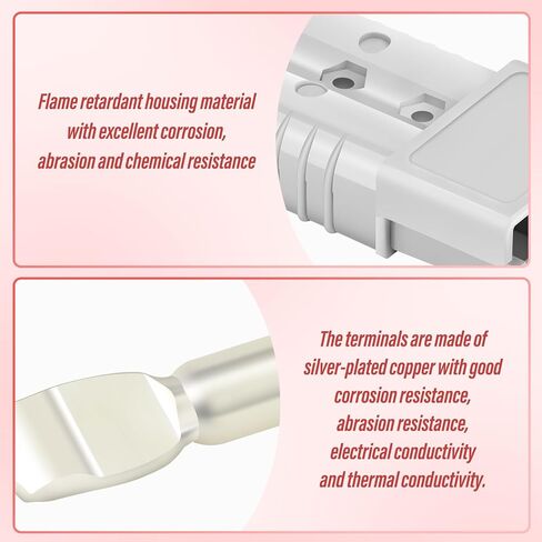 2pcs Battery Quick Connect/Disconnect Connector Kit, 350Amp Battery Connector 2/0 AWG Terminal for Car in Saudi Arabia