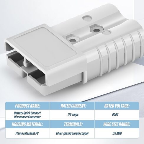 2pcs Battery Quick Connect/Disconnect Connector Kit, 350Amp Battery Connector 2/0 AWG Terminal for Car in Saudi Arabia