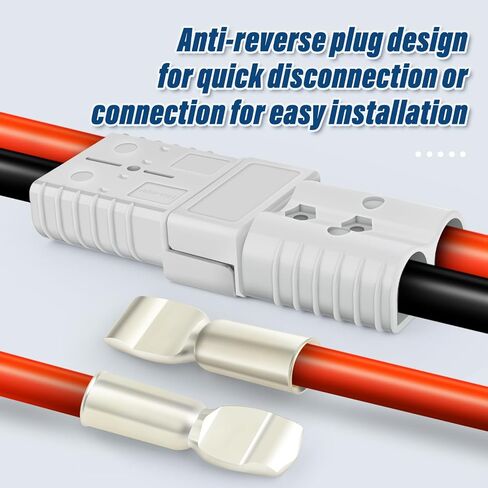 2pcs Battery Quick Connect/Disconnect Connector Kit, 350Amp Battery Connector 2/0 AWG Terminal for Car in Saudi Arabia