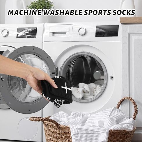 Cross Grip Soccer Socks - Anti-Slip Grips Sports Sock with Breathable Thickened Sole for Football Basketball Volleyball and Bodybuilding Available for US 6-13 in Saudi Arabia