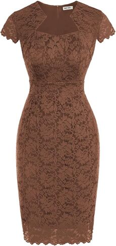 GRACE KARIN Cocktail Dress for Women Cap Sleeve Lace Dress for Wedding Guest Business Casual Dresses in Kuwait