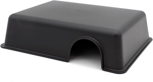 Reptile Hide Box Snake Hide Feel Secure and Safe, Gecko Hide (Black, Large 2 Pcs) in Kuwait